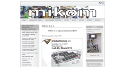 Desktop Screenshot of mikom.hr